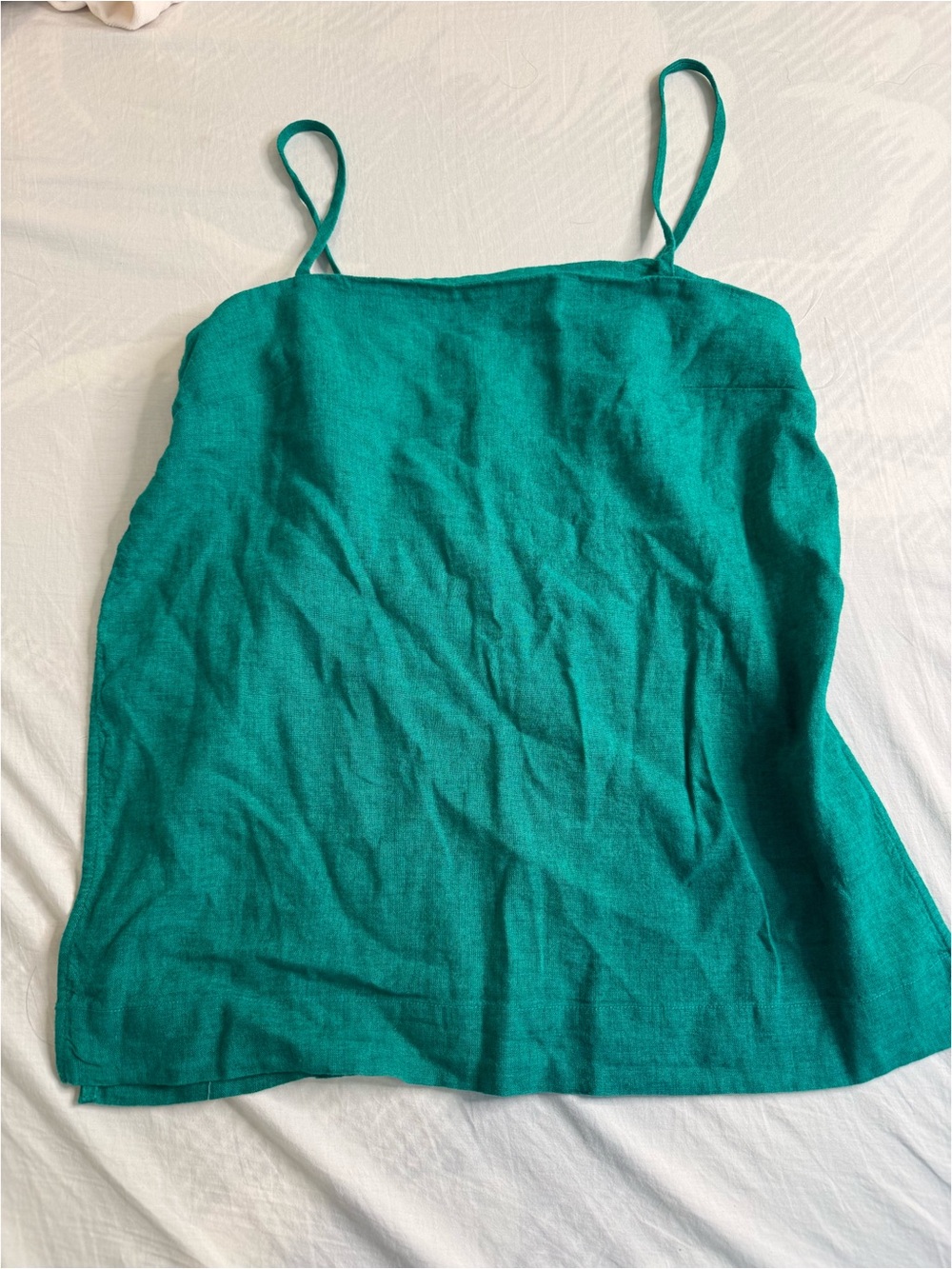 Women’s Teal Spaghetti Strap Tank Top